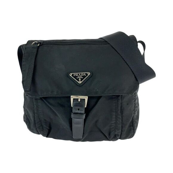 Pre Loved prada Women black | black Crossbody Bags - Picture 1 of 8